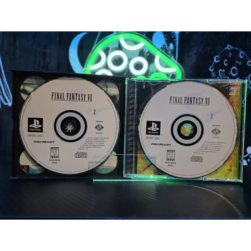 Sony PlayStation 1 Final Fantasy VII 7 Misprint Variant 1997
